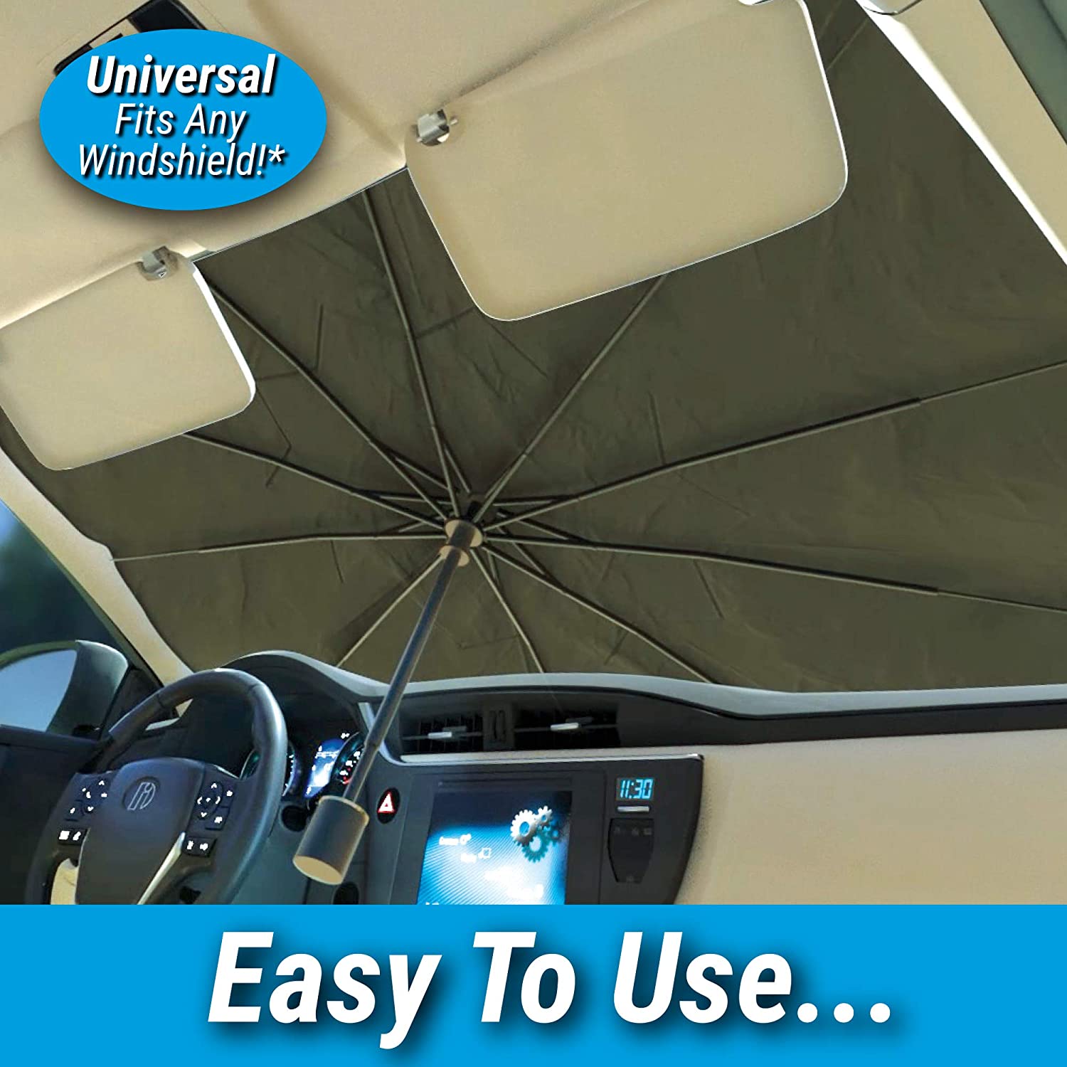 0519 Windshield Umbrella Sun Shade Cover Visor Sunshades Reviews Automotive Front Sunshade Fits Foldable Windshield Brella Various Heat Insulation Shield for Car DeoDap 0519 Windshield Umbrella Sun Shade Cover Visor Sunshades Reviews Automotive Front Sunshade Fits Foldable Windshield Brella Various Heat Insulation Shield for Car DeoDap